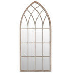 Vidaxl spiegel 70x30 cm ijzer zandkleurig