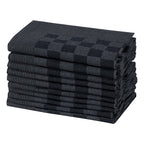 VidaXL Keukendoeken 20 st 50x70 cm katoen zwart en grijs