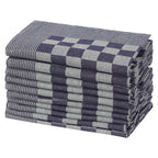 Vidaxl keukendoeken 50 st 50x70 cm katoen blauw en wit