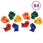 Vidaxl klimstenen 40 st met touw meerkleurig