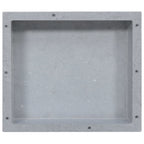 Vidaxl douchenis 41x36x10 cm matgrijs