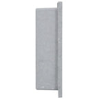Vidaxl douchenis 41x36x10 cm matgrijs
