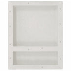 VidaXL Douchenis met 2 vakken 41x51x10 cm matwit