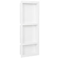 Vidaxl douchenis met 3 vakken 41x99x9 cm hoogglans wit