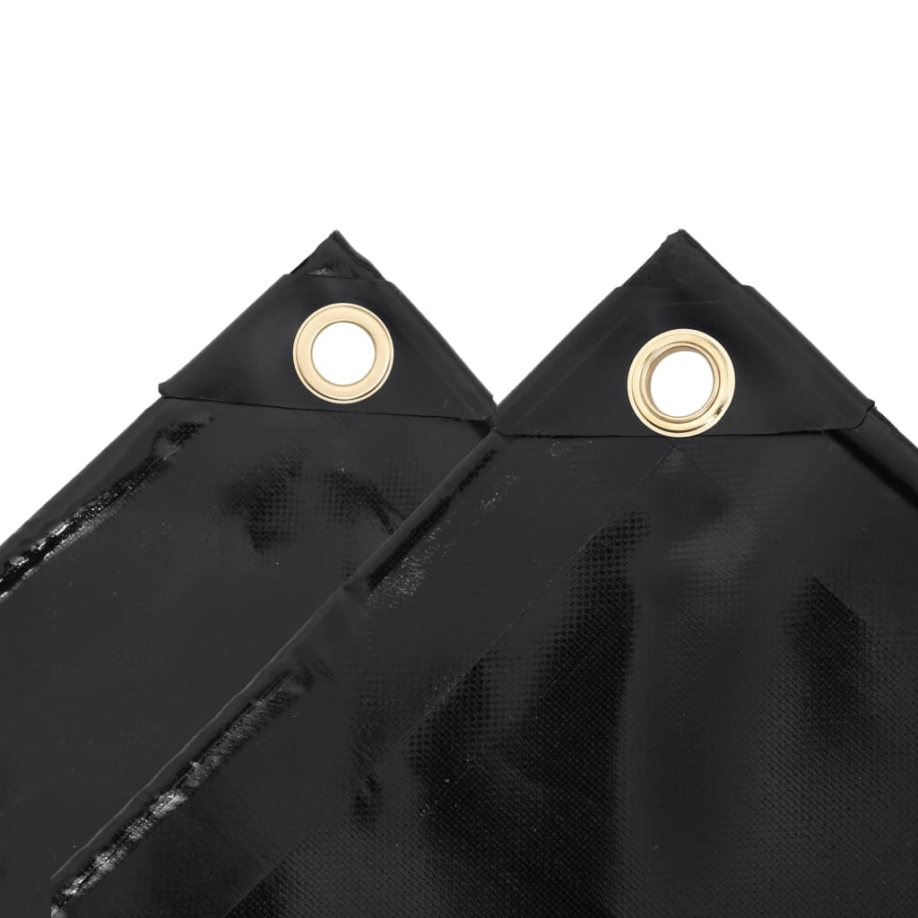Vidaxl dekzeil 650 g m² 3x5 m zwart