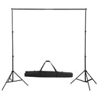 VidaXL Fotostudioset met verlichtingsset en achtergrond