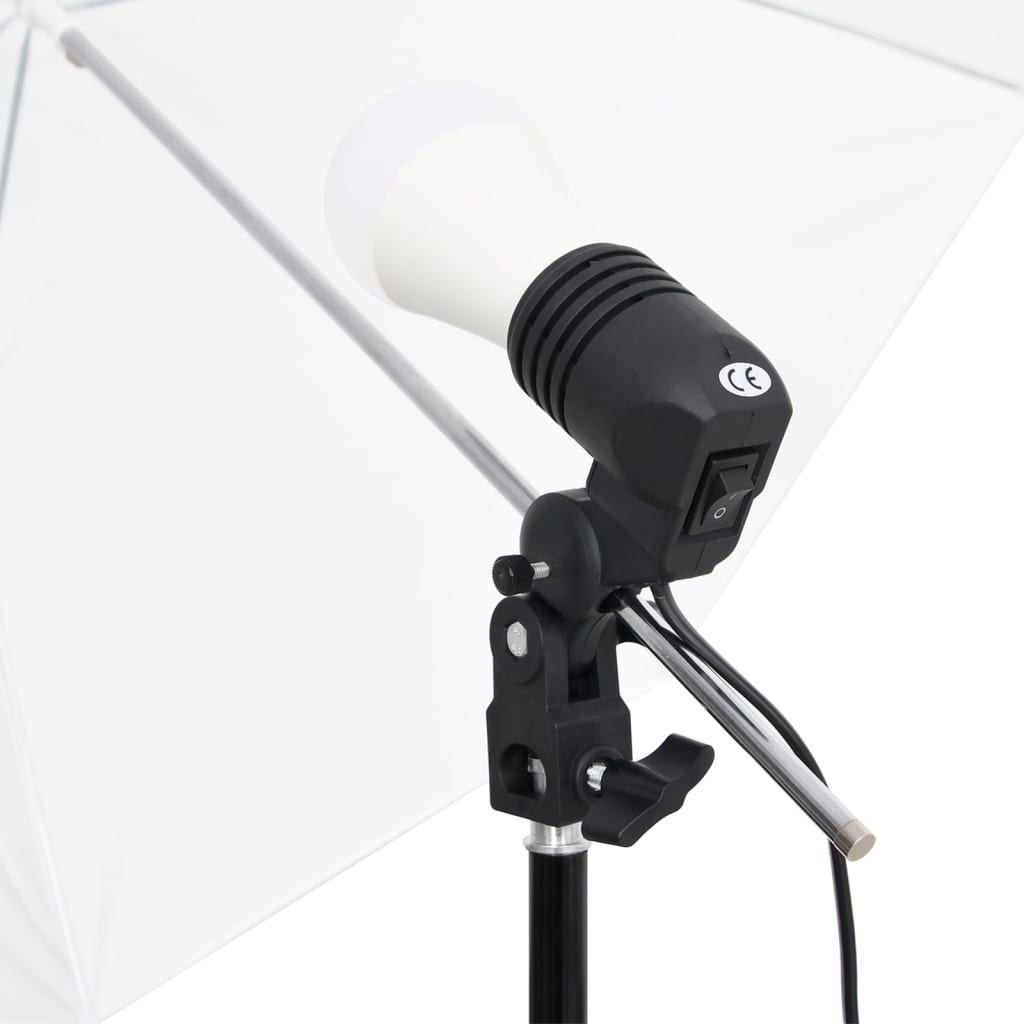 Vidaxl fotostudioset met verlichtingsset en achtergrond