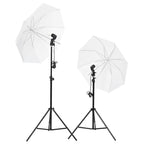 VidaXL Fotostudioset met verlichtingsset, achtergrond en reflector