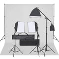 Vidaxl fotostudioset met verlichtingsset en achtergrond