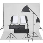 Vidaxl fotostudioset met verlichtingsset en achtergrond