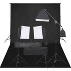 Vidaxl fotostudioset met verlichtingsset en achtergrond