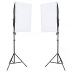 VidaXL Fotostudioset met verlichtingsset, achtergrond en reflector