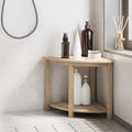 Vidaxl badkamertafel 45x45x45 cm massief teakhout