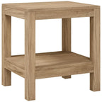 Vidaxl badkamertafel 45x35x45 cm massief teakhout
