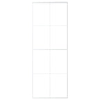 Vidaxl schuifdeur 76x205 cm esg-glas en aluminium wit