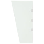 Vidaxl zijpaneel voor deurluifel 50x100 cm gehard glas transparant