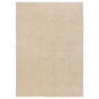 VidaXL Vloerkleed kortpolig 120x170 cm beige