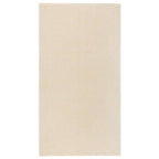 VidaXL Vloerkleed kortpolig 80x150 cm crèmekleurig