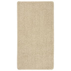 Vidaxl vloerkleed shaggy anti-slip 80x150cm crèmekleurig