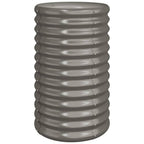 VidaXL Plantenbak 40x40x68 cm gepoedercoat staal grijs