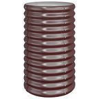 Vidaxl plantenbak 40x40x68 cm gegalvaniseerd staal bruin
