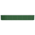 Vidaxl plantenbak 260x40x36 cm gegalvaniseerd staal groen