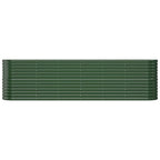 Vidaxl plantenbak 260x40x68 cm gegalvaniseerd staal groen