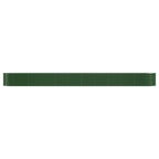 Vidaxl plantenbak 440x80x36 cm gegalvaniseerd staal groen