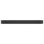Vidaxl plantenbak 440x80x36 cm gegalvaniseerd staal antracietkleurig