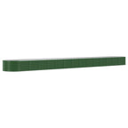Vidaxl plantenbak 620x80x36 cm gegalvaniseerd staal groen