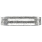 Vidaxl plantenbak 175x100x36 cm gegalvaniseerd staal zilverkleurig