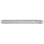 Vidaxl plantenbak 523x140x36 cm gegalvaniseerd staal zilverkleurig