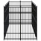 VidaXL Hondenkennel 9,22 m² staal