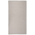 Vidaxl buitenkleed platgeweven 80x150 cm lichtgrijs