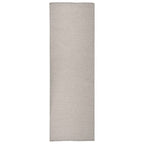 Vidaxl buitenkleed platgeweven 80x250 cm lichtgrijs