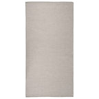 Vidaxl buitenkleed platgeweven 100x200 cm lichtgrijs