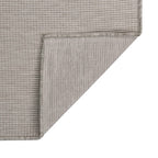 Vidaxl buitenkleed platgeweven 200x280 cm lichtgrijs