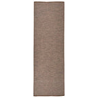 Vidaxl buitenkleed platgeweven 80x250 cm bruin
