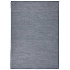 Vidaxl buitenkleed platgeweven 200x280 cm blauw