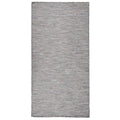 Vidaxl buitenkleed platgeweven 100x200 cm bruin en blauw