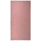 Vidaxl buitenkleed platgeweven 100x200 cm rood