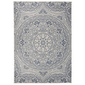 Vidaxl buitenkleed met patroon platgeweven 120x170 cm blauw