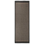Vidaxl buitenkleed platgeweven 80x250 cm donkerbruin