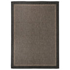 VidaXL Buitenkleed platgeweven 120x170 cm donkerbruin