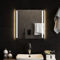 Vidaxl badkamerspiegel led 50x50 cm
