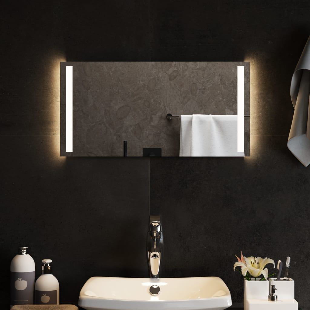 Vidaxl badkamerspiegel led 60x30 cm