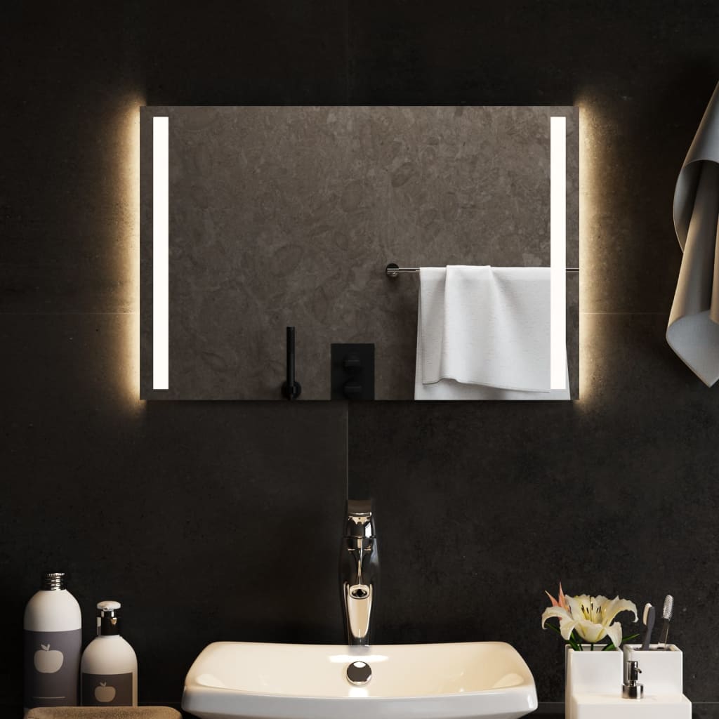 Vidaxl badkamerspiegel led 60x40 cm