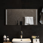 Vidaxl badkamerspiegel led 80x40 cm