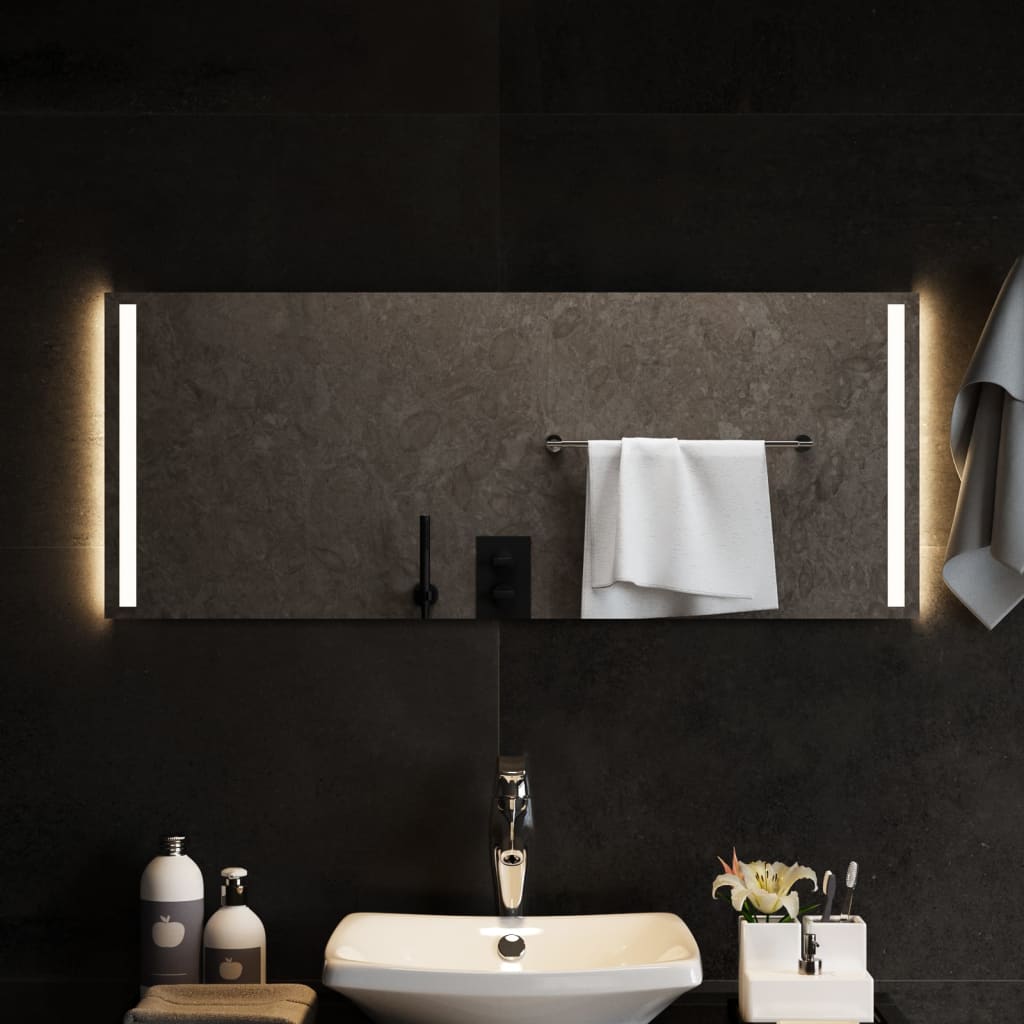 Vidaxl badkamerspiegel led 100x40 cm