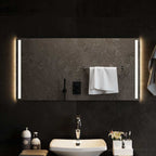 Vidaxl badkamerspiegel led 100x50 cm